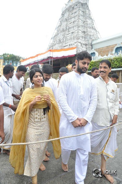 Lie-Movie-Team-At-Tirumala